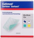 Cutimed Sorbion Sorbact Wundauflage 20x20 cm