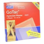 Gotac Hydrogel-pflaster L 10x10 cm steril