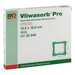 Vliwasorb Pro suberabsorb.Komp.steril 12,5x12,5 cm