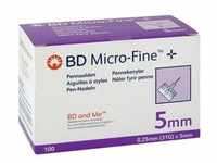 Bd Micro-fine+ 5 mm Nadeln 0,25x5 mm