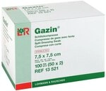 Gazin Schlitzkompressen 7,5x7,5cm 8fach steril