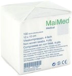 Vlieskompressen 10x10 cm unsteril