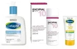 Excipial & Cetaphil Set: Urea-Pflege, Reinigung & UV-Schutz