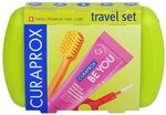 Curaprox Travel-set Gr&Atilde;&frac14;n