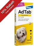 AdTab Hund 2,5 - 5,5 kg Kautablette gegen Zecken und Fl&Atilde;&para;he