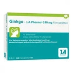 Ginkgo - 1 A Pharma&reg; 240 mg Filmtabletten