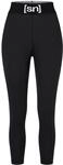 super.natural Damen Merino 3/4 Hose TUNDRA 175 jet black - M