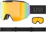 Uvex Evidnt ATTRACT S black matt / mirror rainbow + Ersatzscheibe