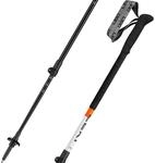 Leki Skysolo white/black/neonorange