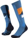 BUFF Herren Merino Skisocken OVER THE CALF royale blue - M = 39 - 41