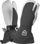 Hestra Damen 3 Finger Handschuh HELI SKI grey/offwhite - 6,0