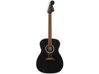 Fender Monterey Standard WN Black Top Electro-Acoustic Guitar with Gig Bag