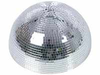 Eurolite Motorised Half Mirror Ball, 40cm (Silver)