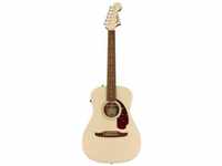 Fender Malibu Player Olympic White WN Tortoiseshell Pickguard Electro-Acoustic Guitar
