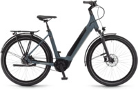 Winora Sinus R8Ef Low | City E-Bike | 27,5" | 500Wh Bosch | graublau Gr&ouml;&szlig;e: 46 cm