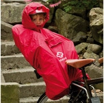 Hamax Regenponcho f&uuml;r das Kind im Sitz (rot)