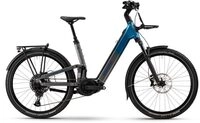 Winora Sinus FS X12 Low | E-MTB Fully | 27.5" | 800Wh Bosch CX | platinum / blue