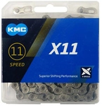 KMC X11 Fahrradkette (11-fach | 118 Glieder | Grau)