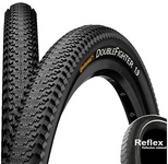 Continental Double Fighter III Clincher Tyre (50-584 Reflex - black)