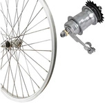 Roland Rear Wheel (28&ldquo; - RBN - Fixed Gear - silver)