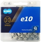 KMC e10 E-Bike Bicycle Chain (122 Links | silver)