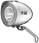 XLC Scheinwerfer LED Retro (Reflektor | 40 Lux | Schalter | Standlicht | Sensor 