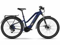Haibike Trekking 7 Mid E-Bike (27,5 " | 630Wh | blau) Größe: 44 cm