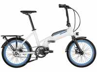 Bergamont Paul-E EQ Expert E-Bike (20 " | 504Wh | weiß / cyan) Größe: 40 cm