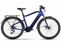 Haibike Trekking 4 High E-Bike Herren (27,5 " | 500Wh | blau) Größe: 48 cm
