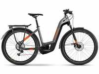 Haibike Trekking 10 Low E-Bike (27,5 " | 625Wh | anthrazit / orange) Größe:...