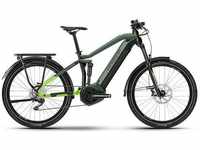 Haibike Adventr FS 8 Fully Trekking E-Bike (27,5 " | 630Wh | metallgrün)...