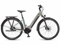 Winora Yucatan R8f Wave City E-Bike (27,5 " | 630Wh | platin) Größe: 50 cm...