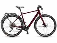 Winora E-Flitzer City E-Bike (27,5 " | 250Wh | dunkelkirsche) Größe: 46 cm Rot