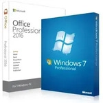 Windows 7 Professional + Office 2016 Professional+ Lizenzschl&Aring;ssel