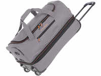 travelite Basics Trolley Reisetasche 55 cm erweiterbar 2 Rollen 51 l - Grau 096275-04