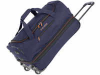travelite Basics Trolley Reisetasche 55 cm erweiterbar 2 Rollen 51 l - Blau 096275-20