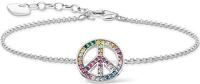 Thomas Sabo Peacezeichen Bunt A2071-318-7-L19V Damenarmband