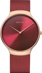 Bering 13338-Charity, Bering 13338-Charity Damenarmbanduhr Rot female, Geh&auml;use...