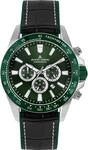 Jacques Lemans 1-2140C, Jacques Lemans Liverpool 1-2140C Herrenchronograph Gr&uuml;n