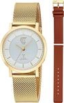 Eco Tech Time Solar Drive Funk ELS-11619-11MS Damenfunkuhr Mit Wechselband