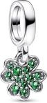 Pandora Vierbl&auml;ttriges Kleeblatt Charm-Anh&auml;nger 792751C01 Anh&auml;nger