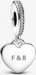 Pandora Gravierbares Herz Charm-Anh&auml;nger 798761C01 Anh&auml;nger