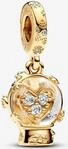 Pandora Herz Schneeflocke Schneekugel Charm-Anh&auml;nger 762825C01 Anh&auml;nger