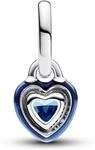 Pandora ME Blaues Chakra-Herz Mini-Charm-Anh&auml;nger 793042C02 Anh&auml;nger