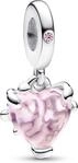 Pandora Rosafarbener Stammbaum & Herz Charm-Anh&auml;nger 792654C01 Anh&auml;nger