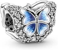 Pandora Funkelndes Blauer Schmetterling Charm 790761C01 Anh&auml;nger