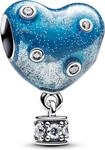 Pandora Sterling silver Enamel Cubic Zirconia Blue 793595C01 Anh&auml;nger