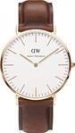 Daniel Wellington Classic St. Mawes DW.DW00100006 Herrenarmbanduhr flach & leicht