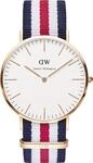 Daniel Wellington Classic Canterbury 0102DW Herrenarmbanduhr flach & leicht
