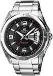 Casio Edifice EF-129D-1AVEF Sportliche Herrenuhr Massives Geh&auml;use